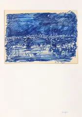 Siviglia by Tomaso Buzzi, 1965, inchiostro on paper, offered May 2025