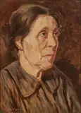 Mario Tozzi, Ritratto di donna, 1920, oil on cardboard