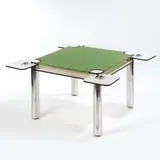 Joe Colombo, Tavolino “Poker”, Laminato plastico e acciaio