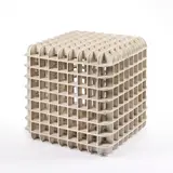 Alessio Tasca, Cubo traforato, 1976, Scultura in ceramica