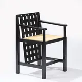 Sedia “DS3” by Charles Rennie Mackintosh, Legno e seduta in paglia, offered Mar 2025