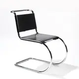 Sedia “MR 10” by Ludwig Mies van der Rohe, Tubolare in acciaio e pelle, offered Mar 2025