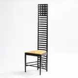 Sedia “Hill House” by Charles Rennie Mackintosh, Legno e seduta imbottita, offered Mar 2025