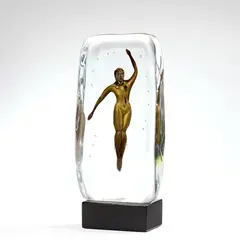 Alfredo Barbini, La pescatrice di perle, Scultura in vetro