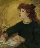 Gian Pietro Restellini, Educanda, 1951, oil on canvas