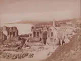 Taormina, Teatro Greco by Wilhelm von Gloeden, 1903, Stampa all'albumina, offered May 2021