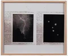 Franco Guerzoni, Dentro l'immagine, 1974, stampa fotografica in bianco and nero con gocciolature di stagno montata on lastra d'alluminio