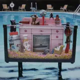 Arthur Tress, Saratoga Springs NY, dalla serie «Fish Tank Sonata», 1990, Cibachrome