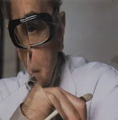 Autoportrét by Jiří Kolář, 1984, Fotografia a colori piegata, offered May 2021