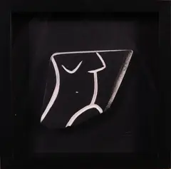 Busto (Hommage a Pierre Soulages) by J2l, Marmo inciso, offered Apr 2021