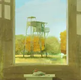 Alessandro Tofanelli, L'altana di "Cecco, 2000, oil on canvas