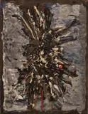 Aldo Bergolli, Vento del nord, 1955, oil on canvas