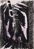 Vinicio Berti, Composizione, 1958, mixed media on card