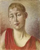 Alberto Savinio, Testa di bambino, 1932, tempera on canvas