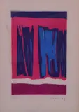 Antonio Corpora, Senza titolo, 1969, lithograph a colori