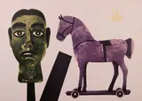 Concetto Pozzati, Senza titolo, lithograph a colori