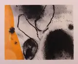 Arcangelo, Sopra una testa nera il monte giallo, screenprint a colori