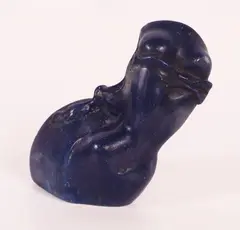 Lydia Silvestri, Donna blu, 1989, Scultura in pietra