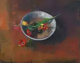Mario Madiai, I fiori, le foglie e l'acqua