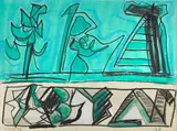 Riccardo Licata, Senza titolo, 2007, mixed media on canvas
