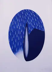 Senza titolo by Giuseppe Salvatori, lithograph a colori, offered Apr 2021