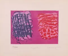 Senza titolo by Pietro Consagra, lithograph a colori, offered Apr 2021