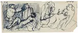Mario Sironi, Figure, ink on paper