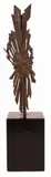 Toni Fabris, Senza titolo, 1972, scultura in bronze on base in marble nero