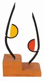 Matteo Balistreri, Vele tra spazio e tempo, 1988, scultura in lega on base in legno