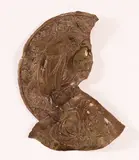 Nazario Ricchi, Non piatto, Scultura in terracotta smaltata