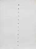 Concetto spaziale by Lucio Fontana, 1965, buchi on paper, offered Apr 2021