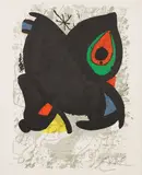 Dalla cartella «Joan Miró» by Joan Miró, 1974, lithograph a colori, offered Apr 2021