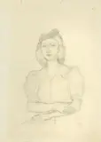 Antonio Donghi, Studio per «Ritratto di Donna»