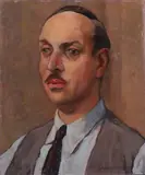 Ritratto maschile by Ludovico Tommasi, 1935, oil on cardboard, offered Mar 2021