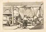 Cinque disegni by Ludovico Tommasi, A) Ai bagni, offered Mar 2021