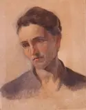 Cesare Ciani, Ritratto femminile, 1896, watercolour on paper
