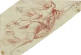 Giuseppe Santi, Vittoria, sanguigna and pencil on paper mm.