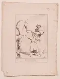 Cacasenno con la nonna e Marcolfa by detto Spagnolo Giuseppe Maria Crespi, etching mm., offered Mar 2021