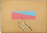 Franco Guerzoni, Rilievo per..., 1970, mixed media on cardboard