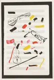 Giuseppe Chiari, Mandolino & Company, 1988, screenprint a colori