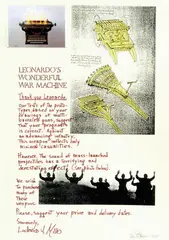 Thank you Leonardo by Ben Patterson, 1998, Collage, offered Jul 2020