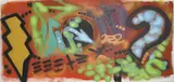 Torrick Ablack, Senza titolo, 2002, pittura spray on canvas