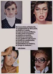 Roberto Malquori, Solo Donna, 1980, collage on card