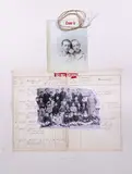 Kiki Franceschi, Sei del gruppo, 1980, collage on cardboard