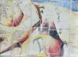 Rodolfo Vitone, Lettere n. 185, 1998, mixed media and collage on panel