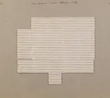 Lanfranco Baldi, Senza titolo, 1975, collage on cardboard