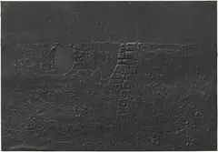 Cretto by Alberto Burri, 1971, etching and acquatinta on paper applicata on pannello, offered Jun 2020