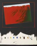 Franco Angeli, Particolare, mixed media on canvas