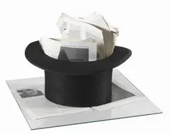 Giulio Paolini, Era Vero (Averroè), 1983, Cappello a cilindro