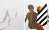 Emilio Tadini, How to Draw and Paint (Omaggio a Robert Duflos), 1973, oil on canvas
